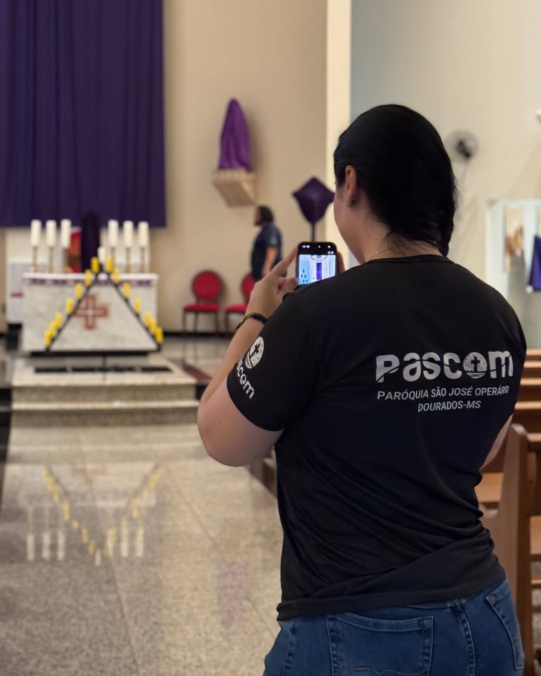 Membros da PASCOM em ação